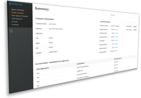 Co-op-MDF Management Dashboard