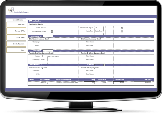 Special Pricing Authorization-Dashboard