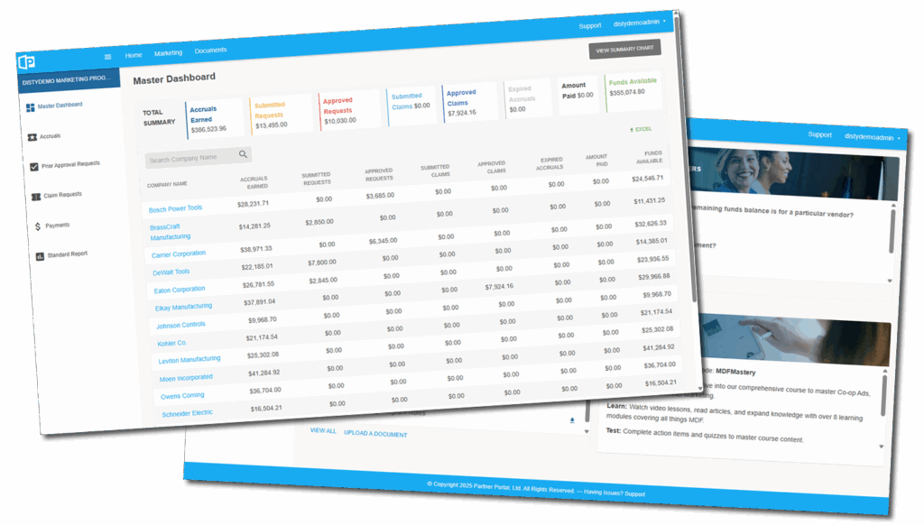 Multi-Vendor Co-Op/MDF Platform for Distributors from Computer Market Research, Ltd.